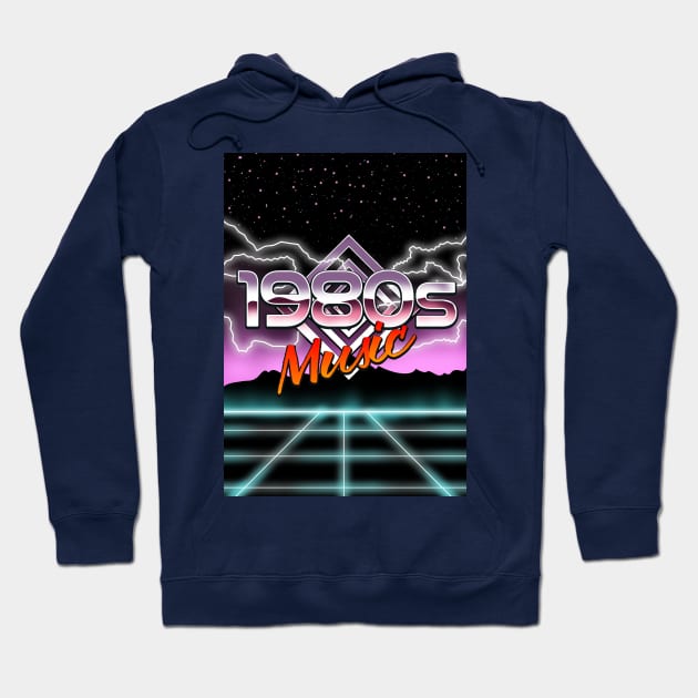 1980s Music Hoodie by nickemporium1